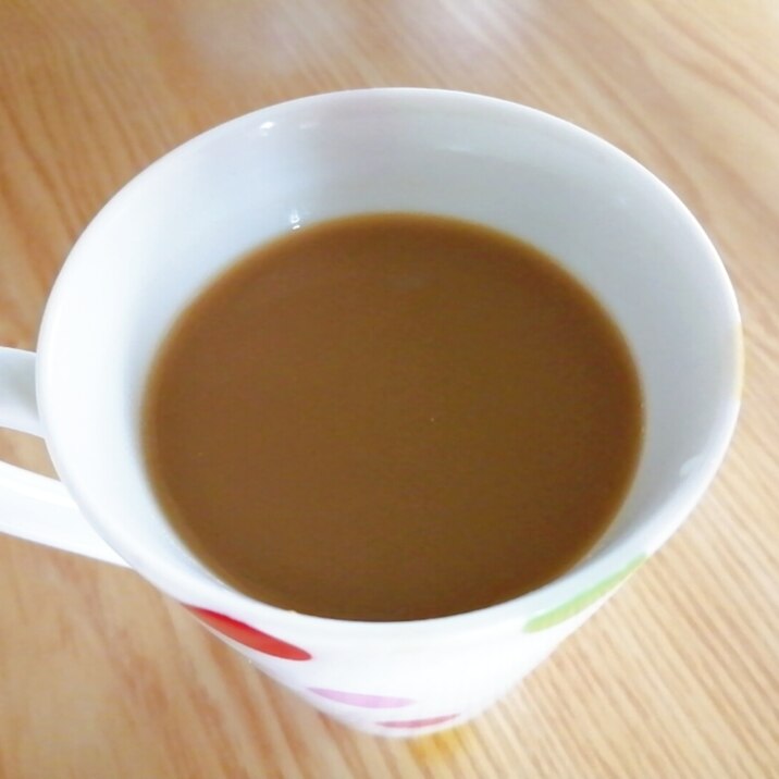 きな粉と黒蜜の豆乳コーヒー